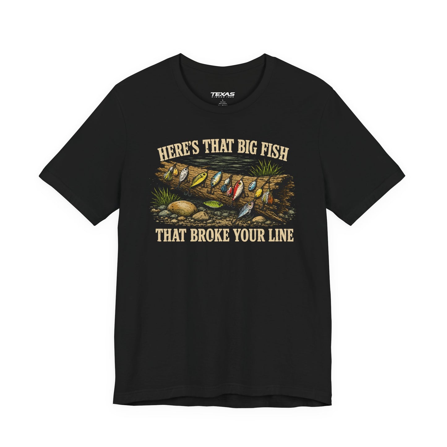 Here’s That Big Fish That Broke Your Line — Unisex Cotton Tee