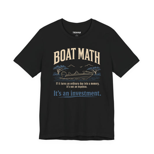 Boat Math — Unisex Cotton Tee