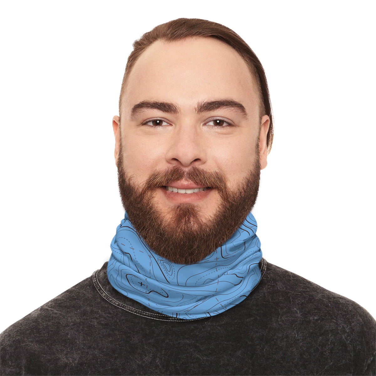 Contour Lines — Unisex Neck Gaiter (SPF 50+)