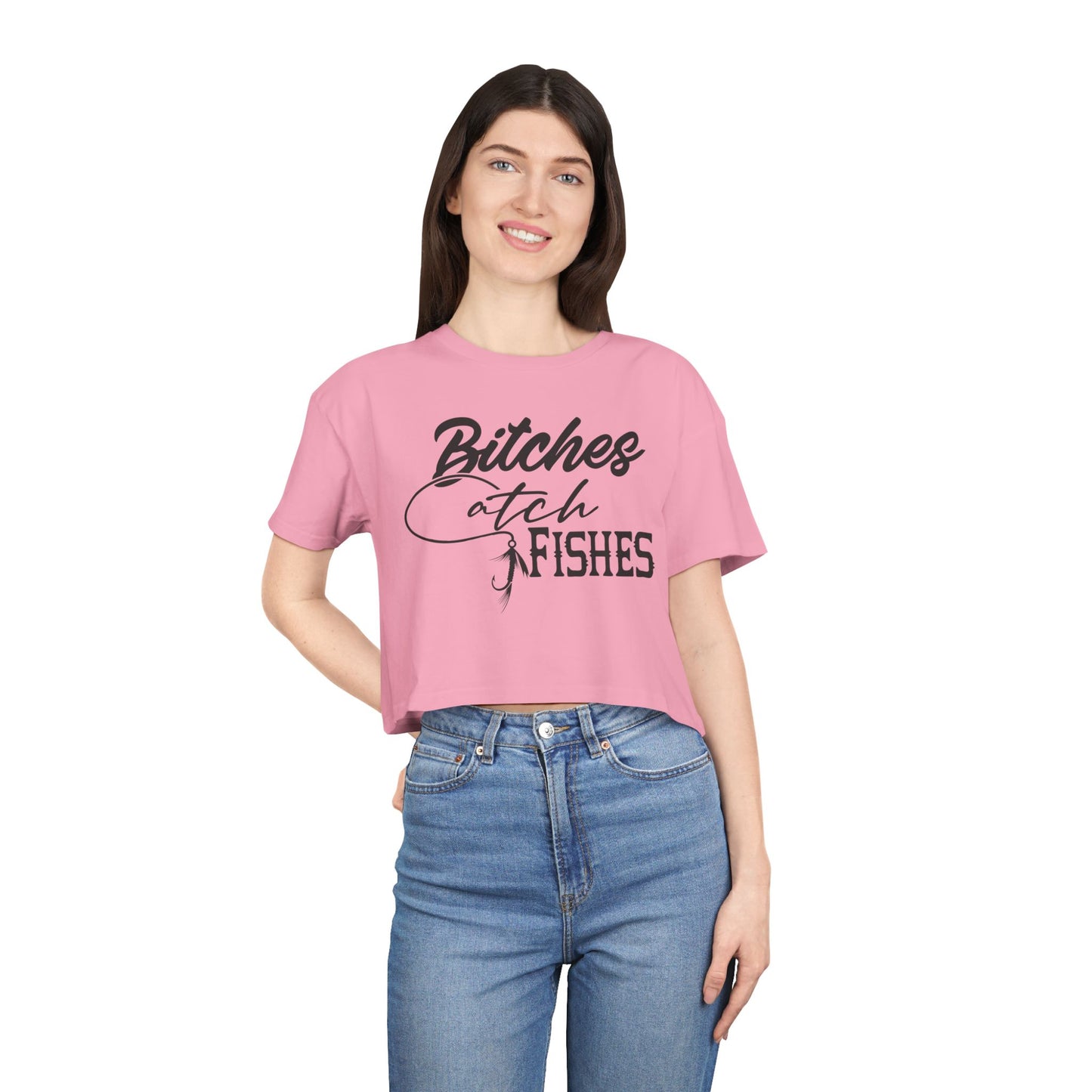 Bitches Catch Fishes — Women’s Crop Top