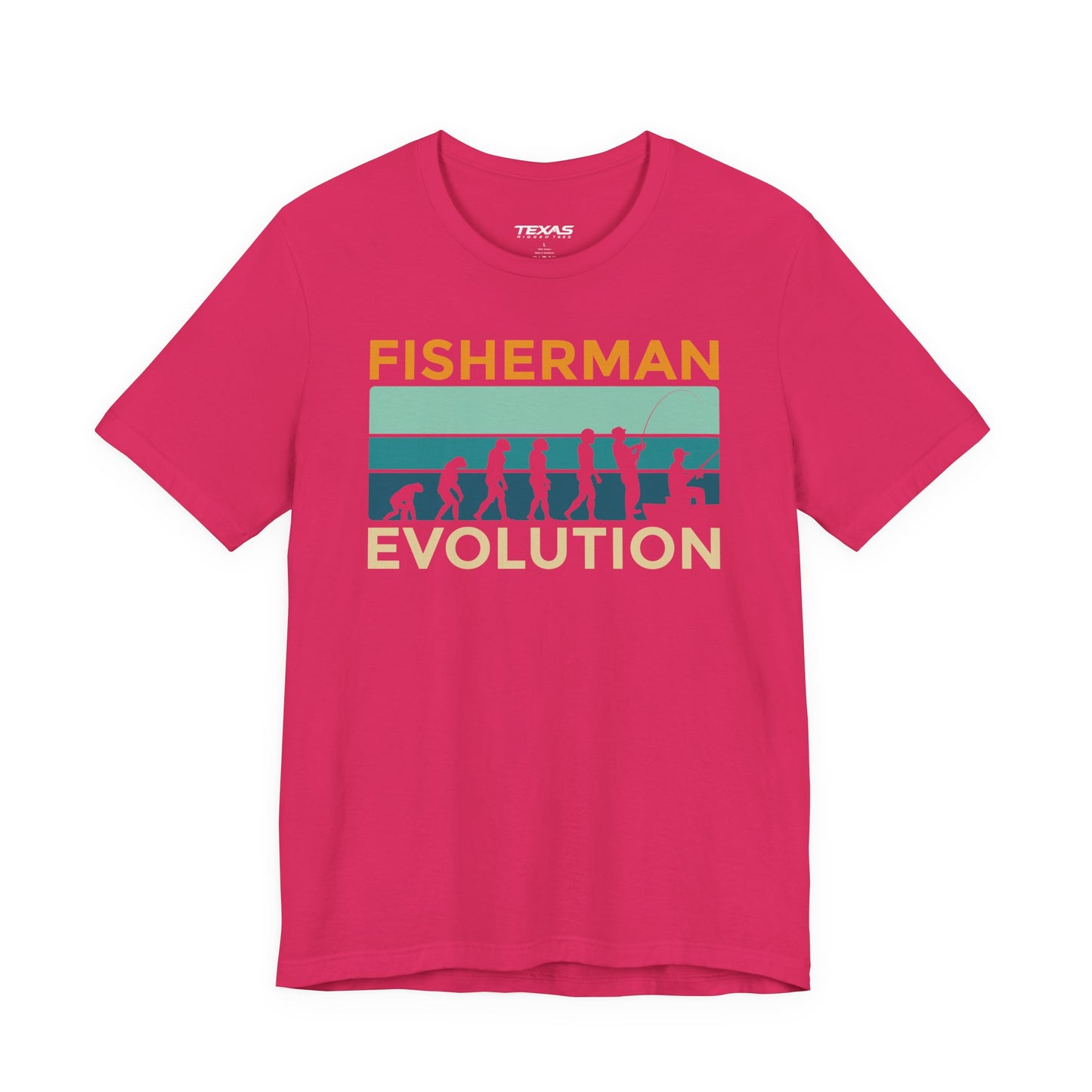 Fisherman Evolution — Unisex Cotton Tee