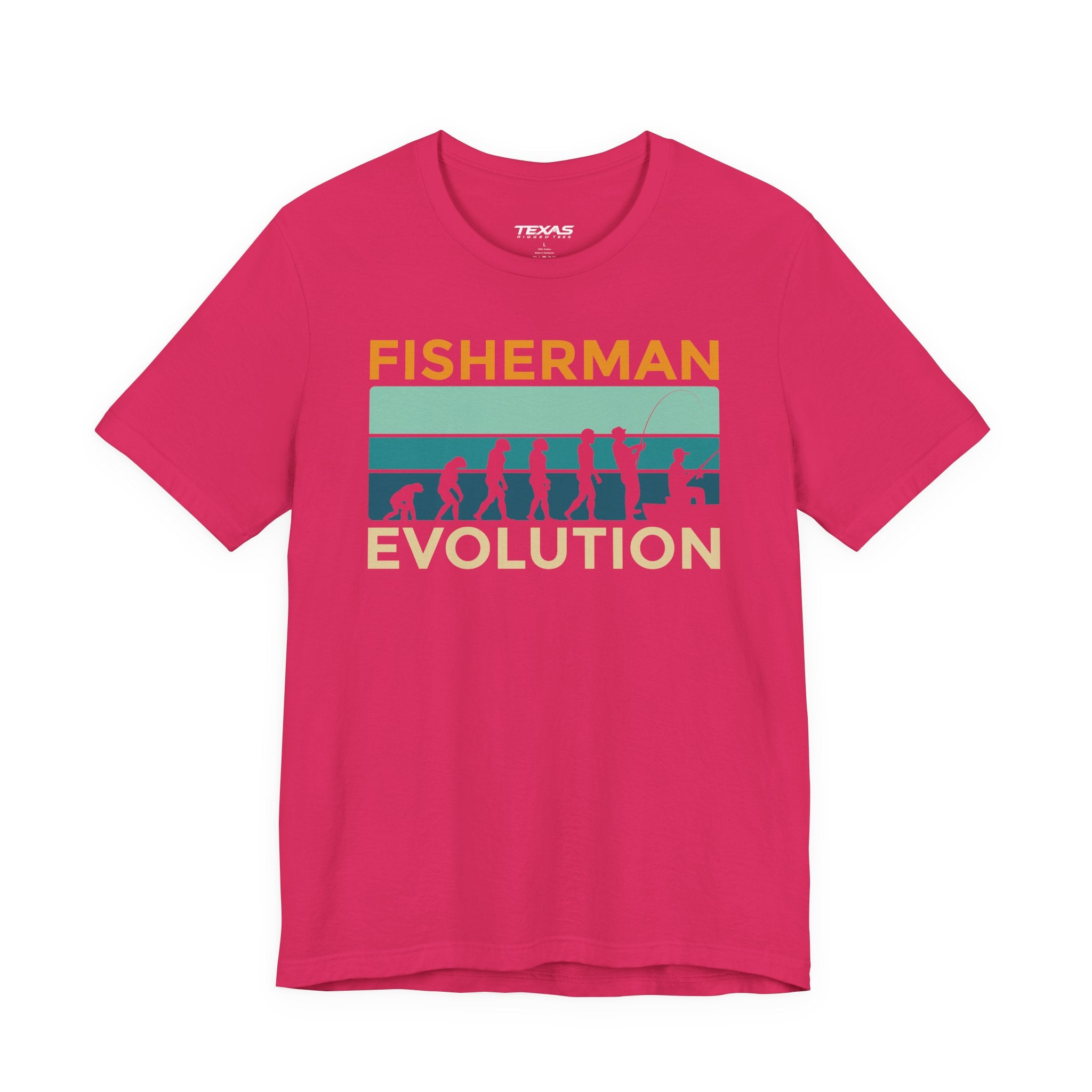 Fisherman Evolution — Unisex Cotton Tee