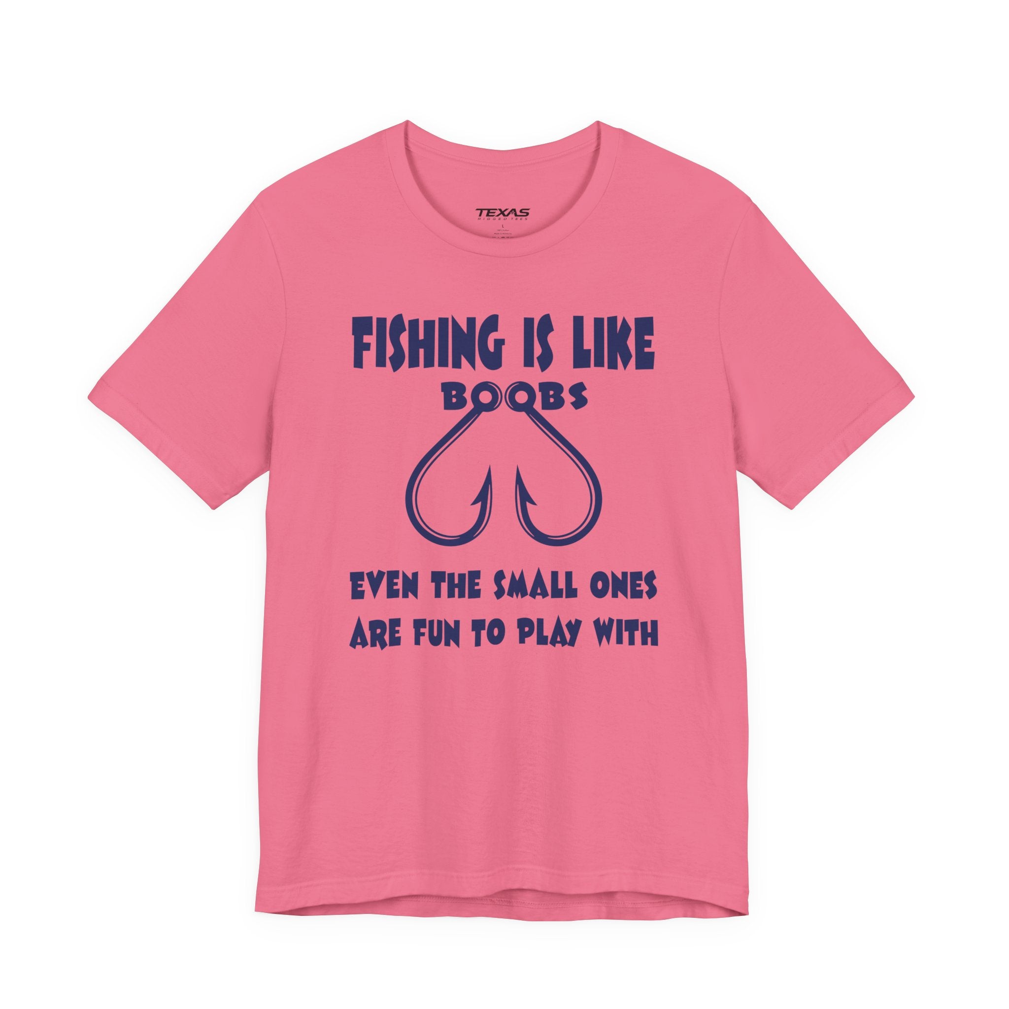 Fishing Is Like Boobs — Unisex Cotton Tee