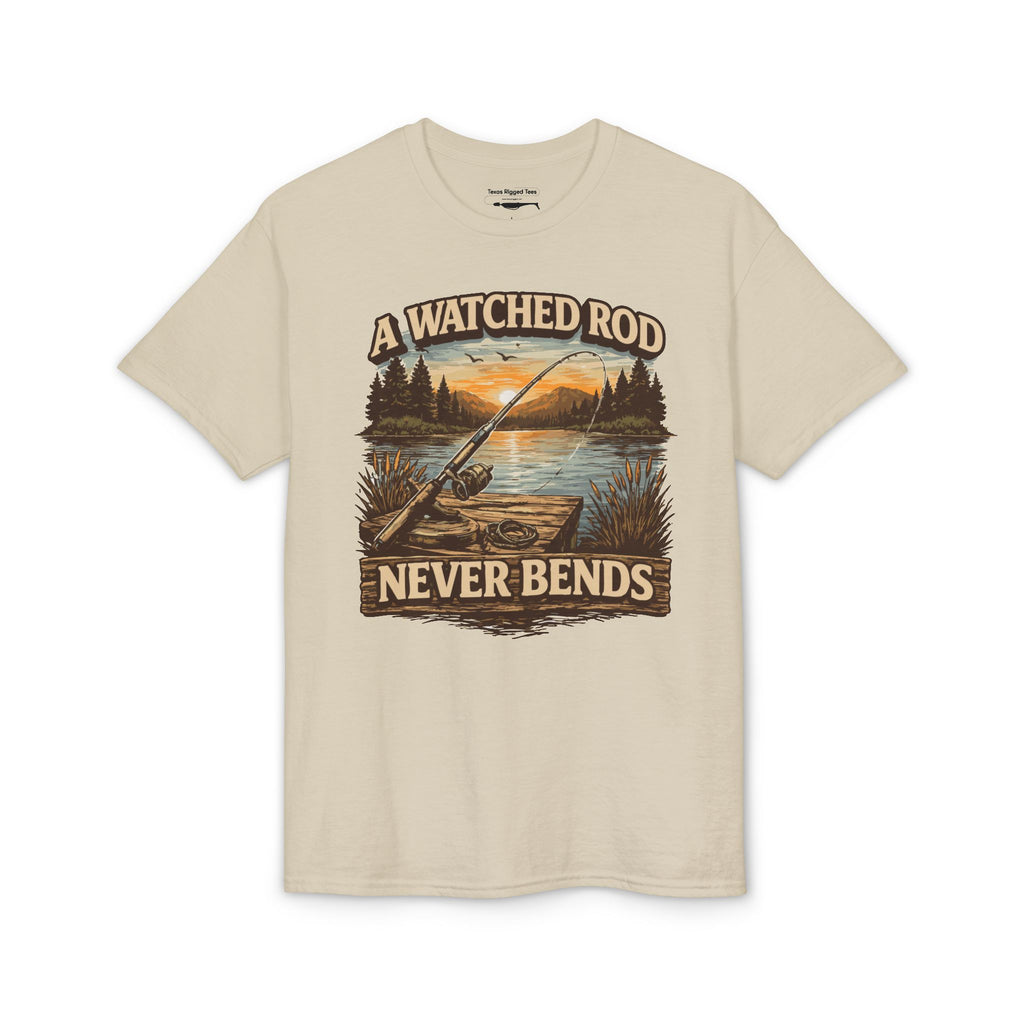 A Watched Rod Never Bends — Unisex DryBlend® T-Shirt