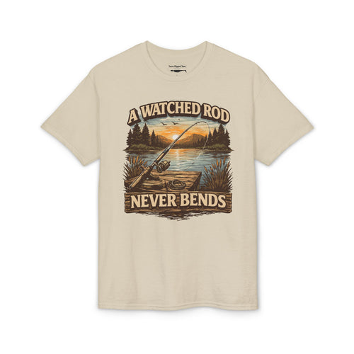 A Watched Rod Never Bends — Unisex DryBlend® T-Shirt
