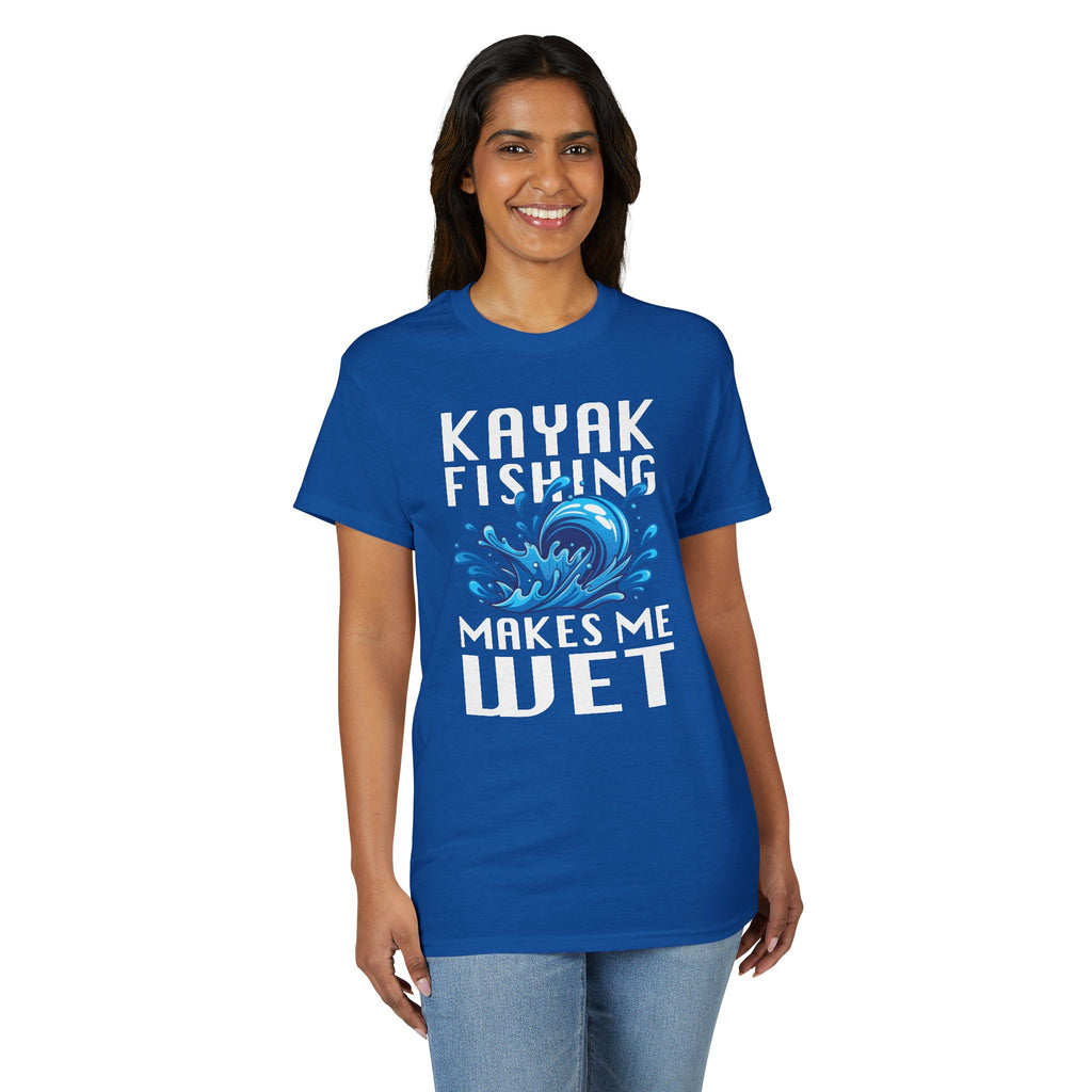 Kayak Fishing Makes Me Wet — Unisex DryBlend® T-Shirt