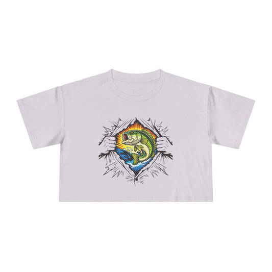 Fishing Is My Superpower — Women’s Crop Top