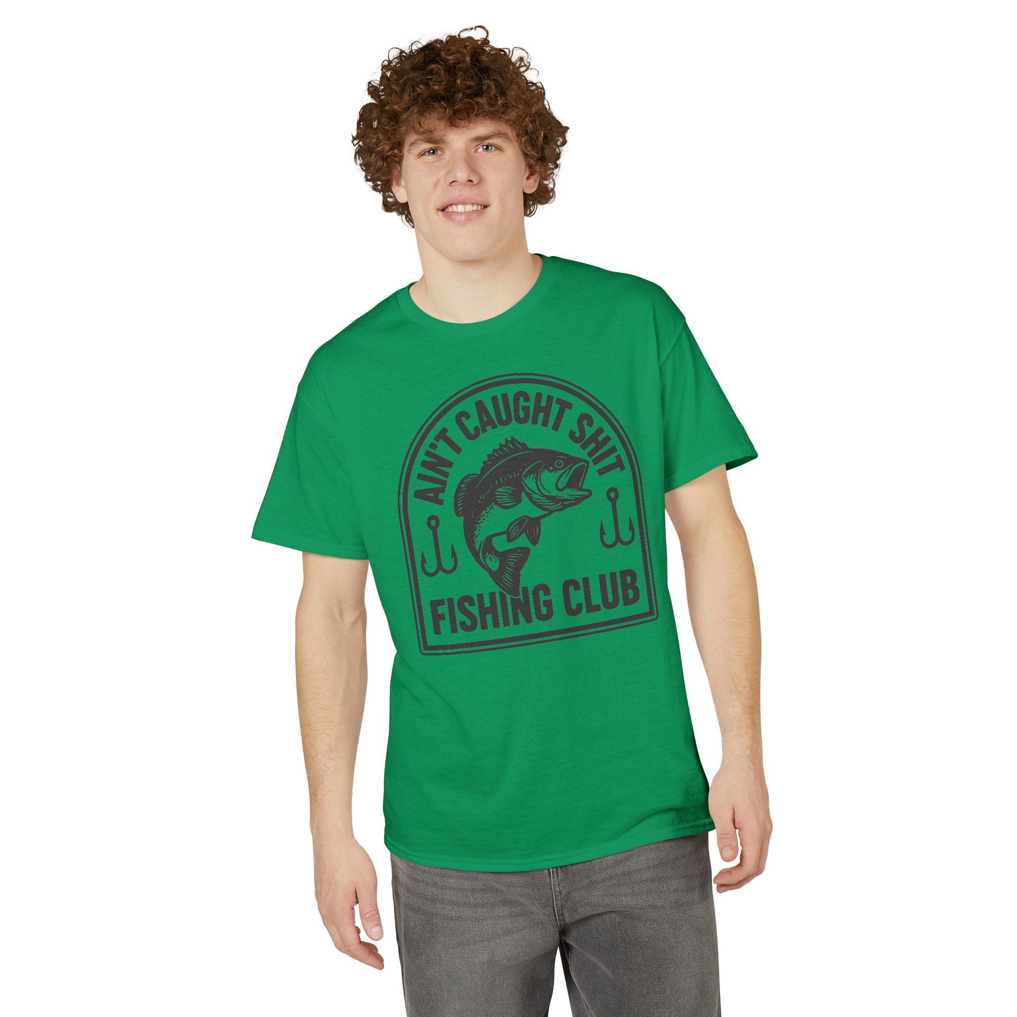 Ain’t Caught Shit Fishing Club — Unisex DryBlend® T-Shirt