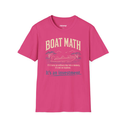 Boat Math — Unisex Cotton Tee