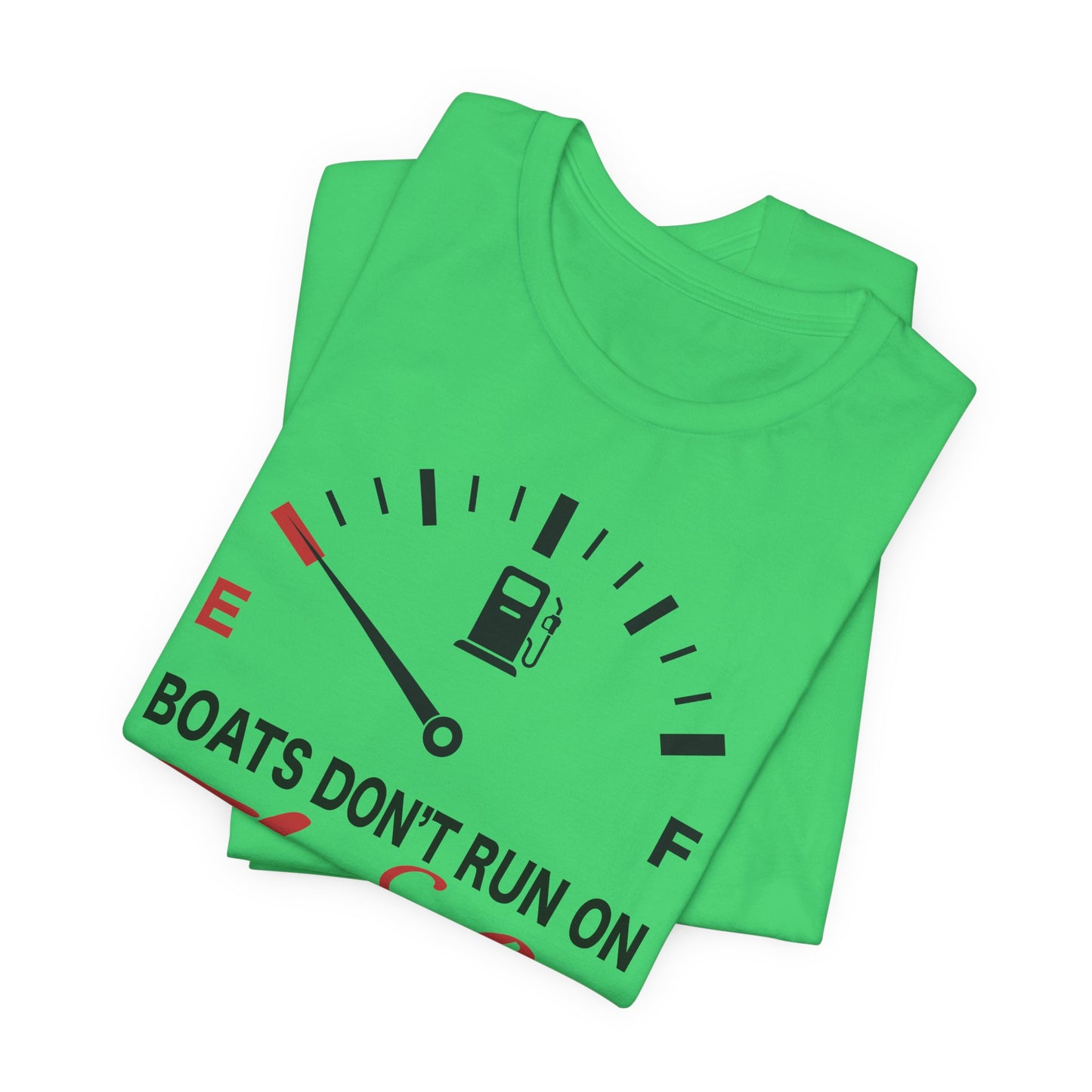 Boats Don’t Run on Thanks — Unisex Cotton Tee