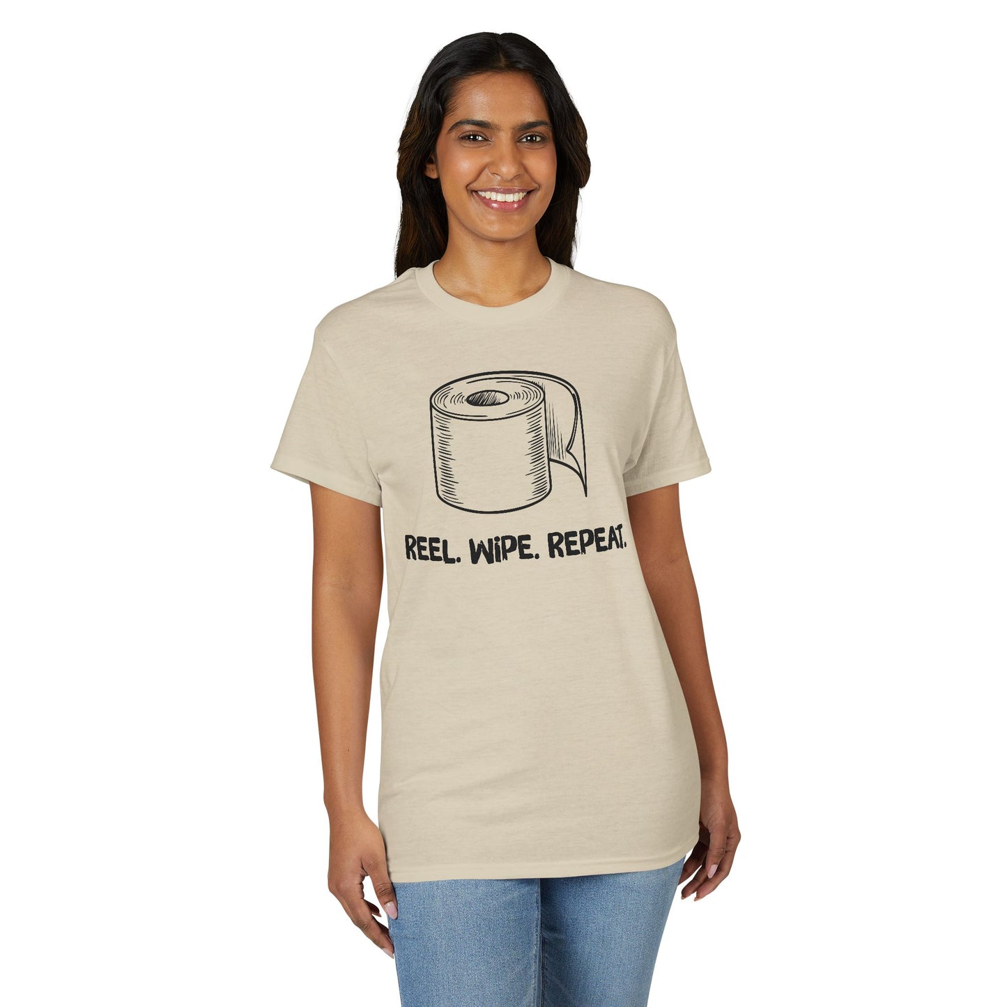 Reel. Wipe. Repeat. — Unisex DryBlend® T-Shirt