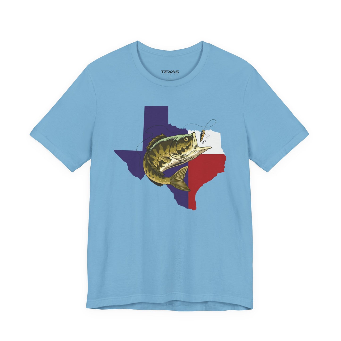 Texas Bass Fishing — Unisex Cotton Tee