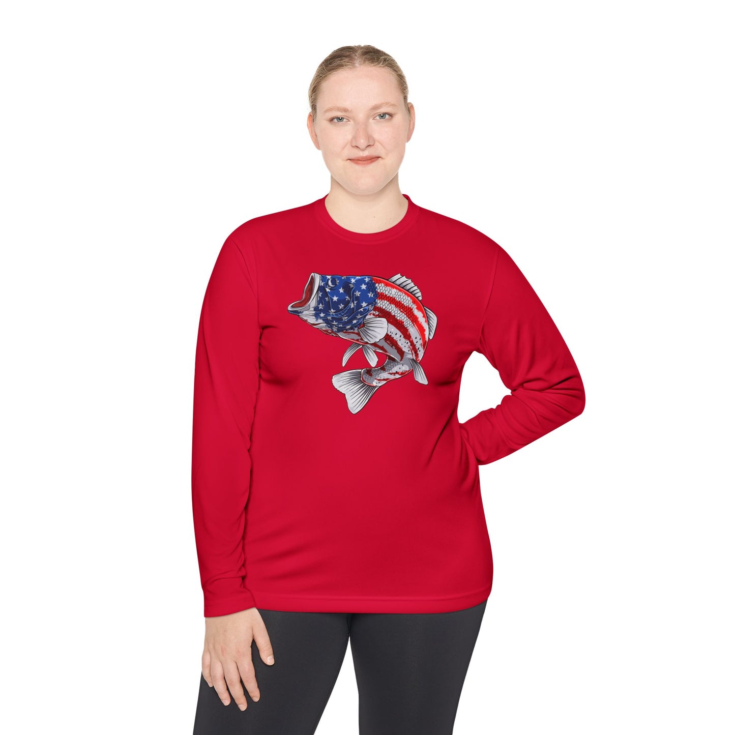 Patriotic Bass — Unisex Long Sleeve T-Shirt