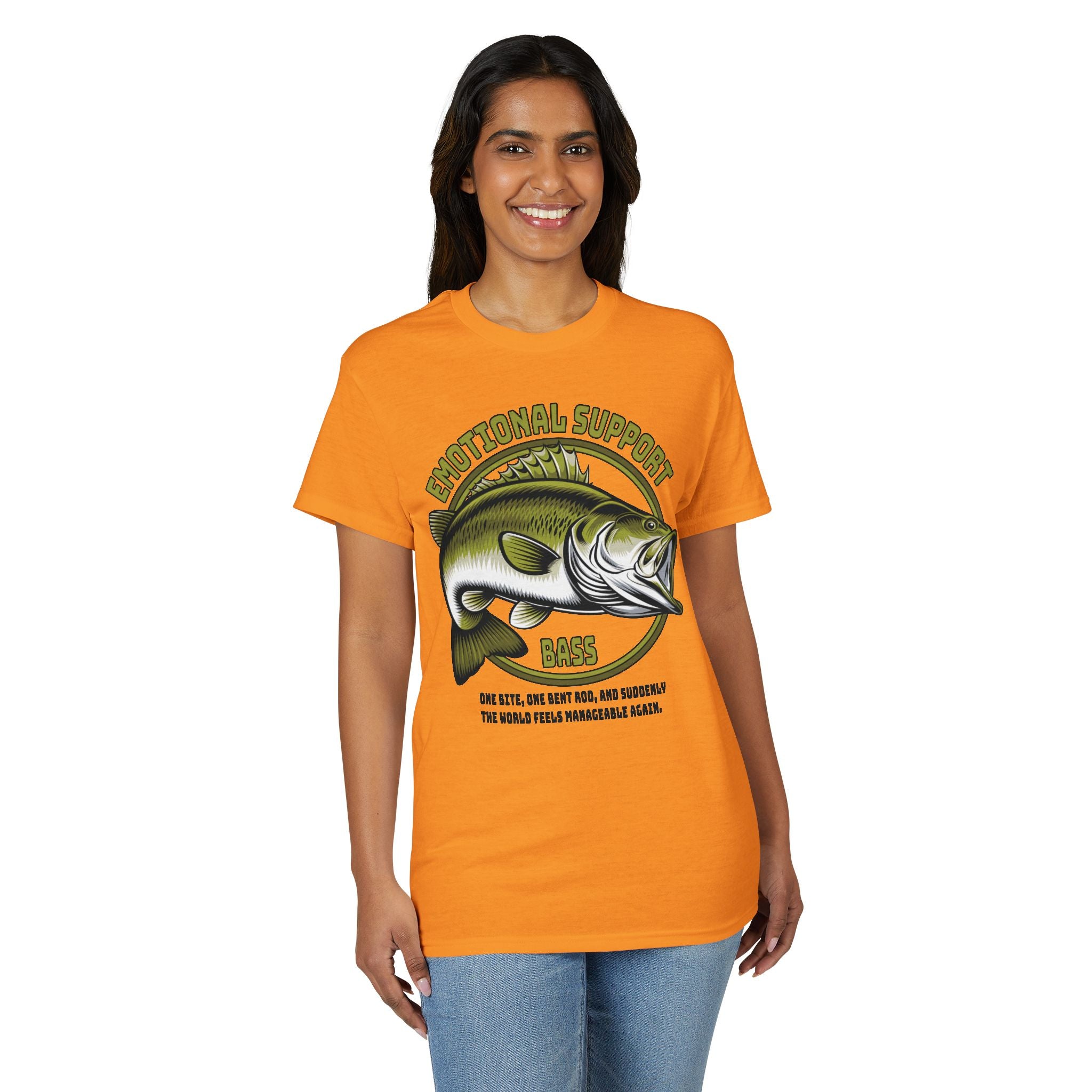 Emotional Support Bass — Unisex DryBlend® T-Shirt