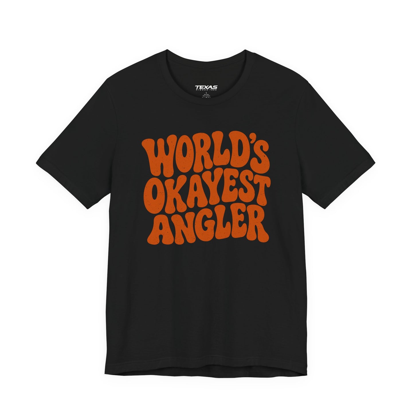World's Okayest Angler — Unisex Cotton Tee