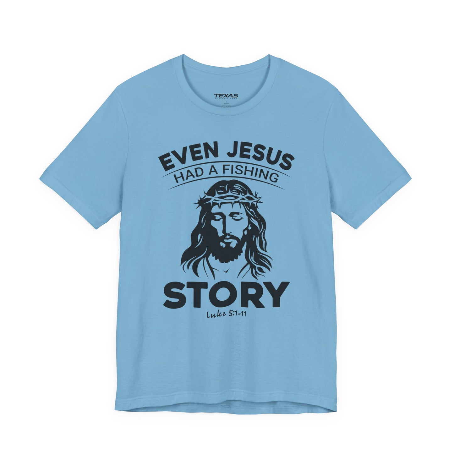 Even Jesus Had a Fishing Story — Unisex Cotton Tee