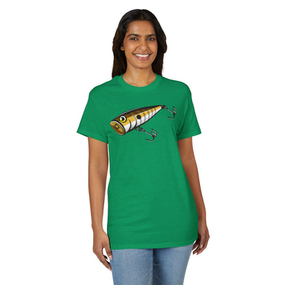 Topwater Popper Lure — Unisex DryBlend® T-Shirt