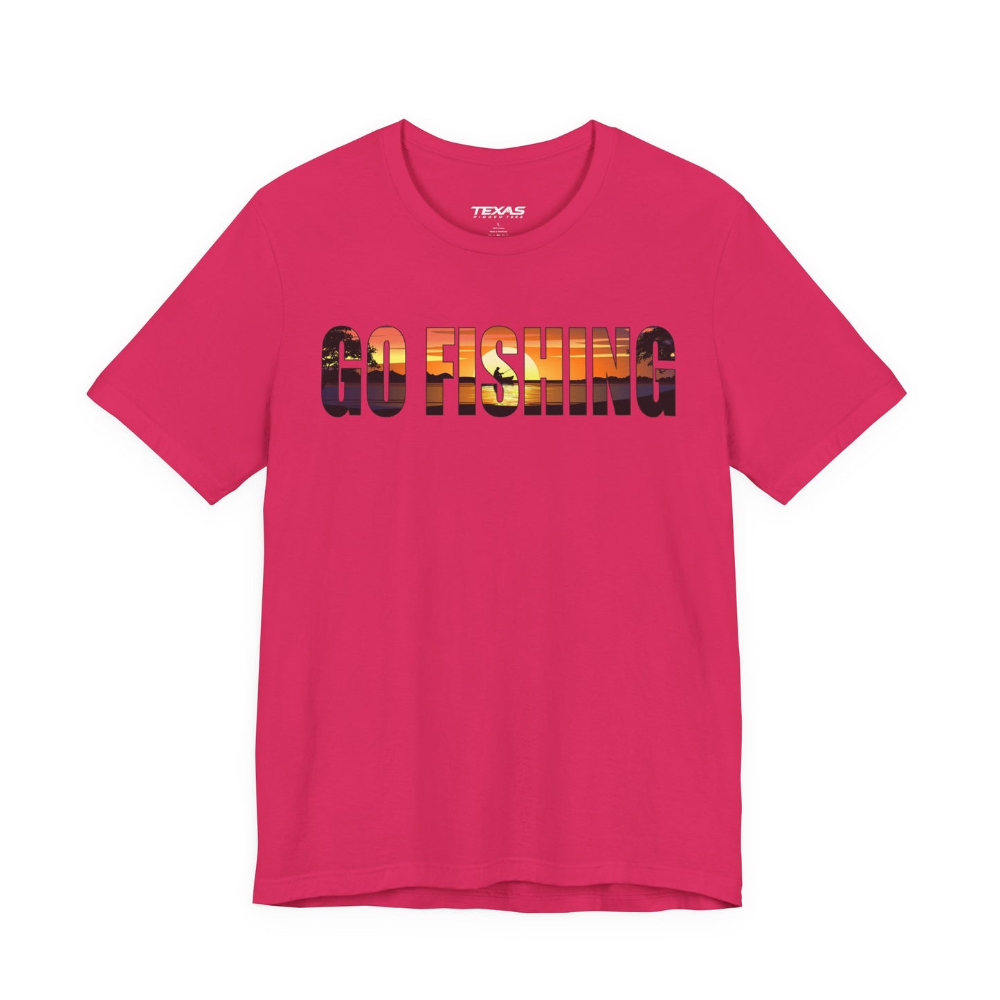 Go Fishing — Unisex Cotton Tee