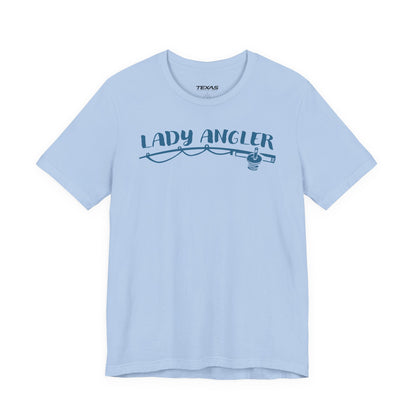Lady Angler — Unisex Cotton Tee