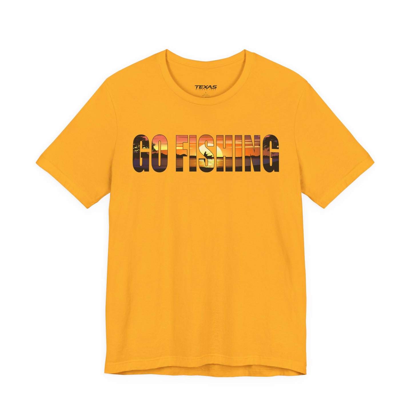 Go Fishing — Unisex Cotton Tee