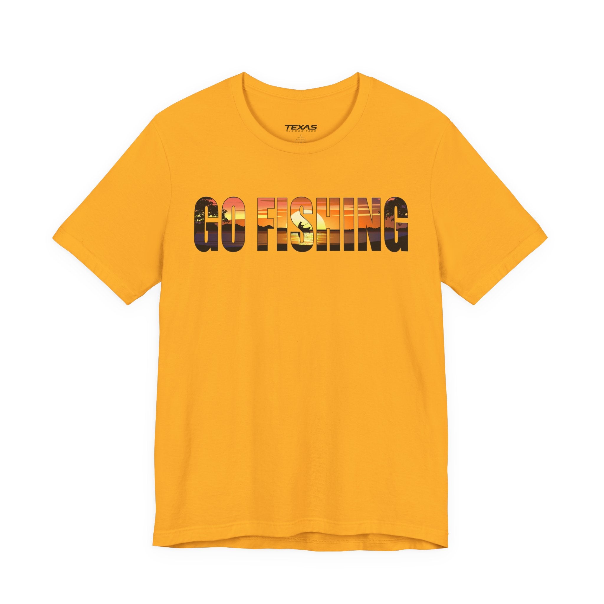 Go Fishing — Unisex Cotton Tee