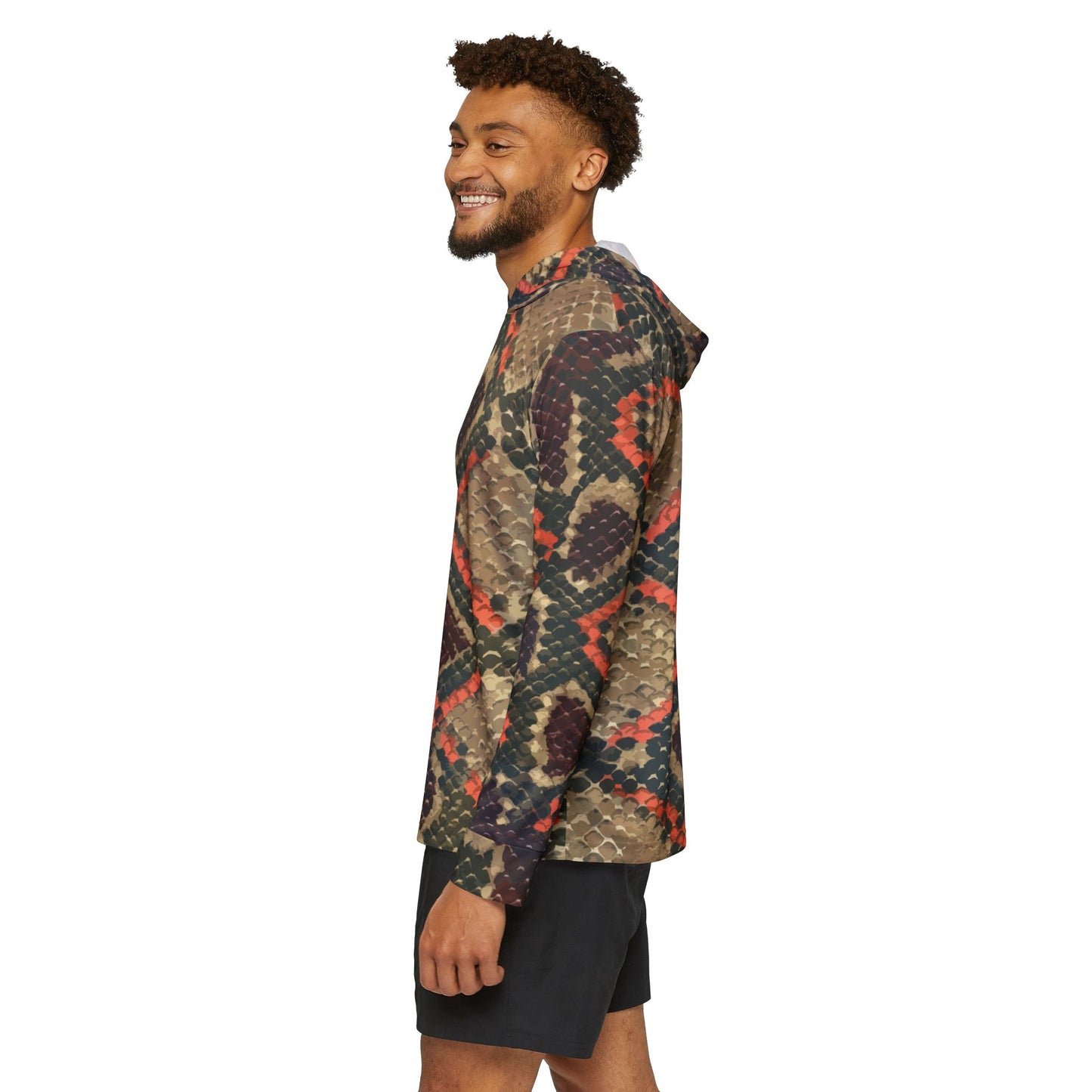 Burmese Python — Unisex Fishing Pullover Hoodie (SPF 50+)