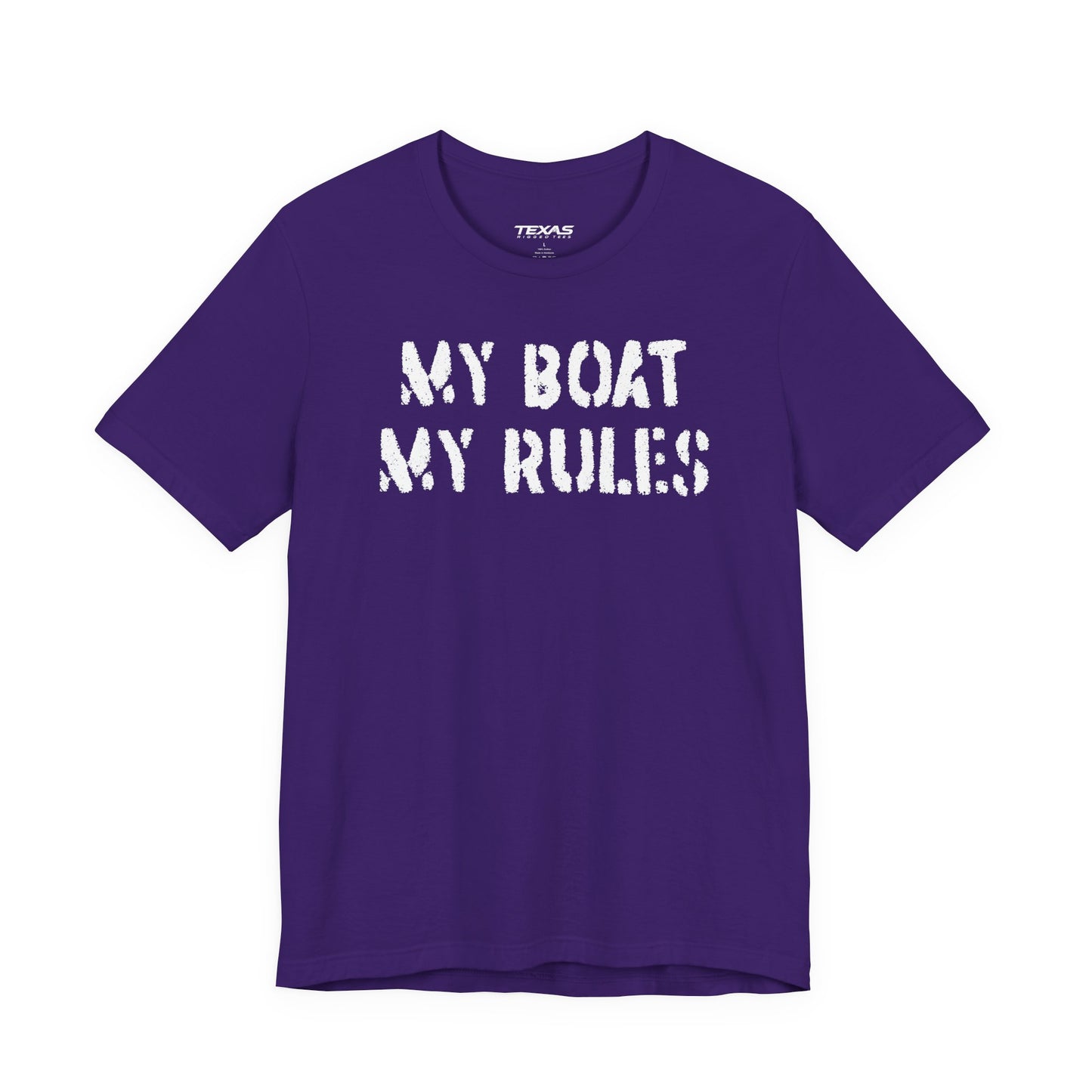 My Boat My Rules — Unisex Cotton Tee