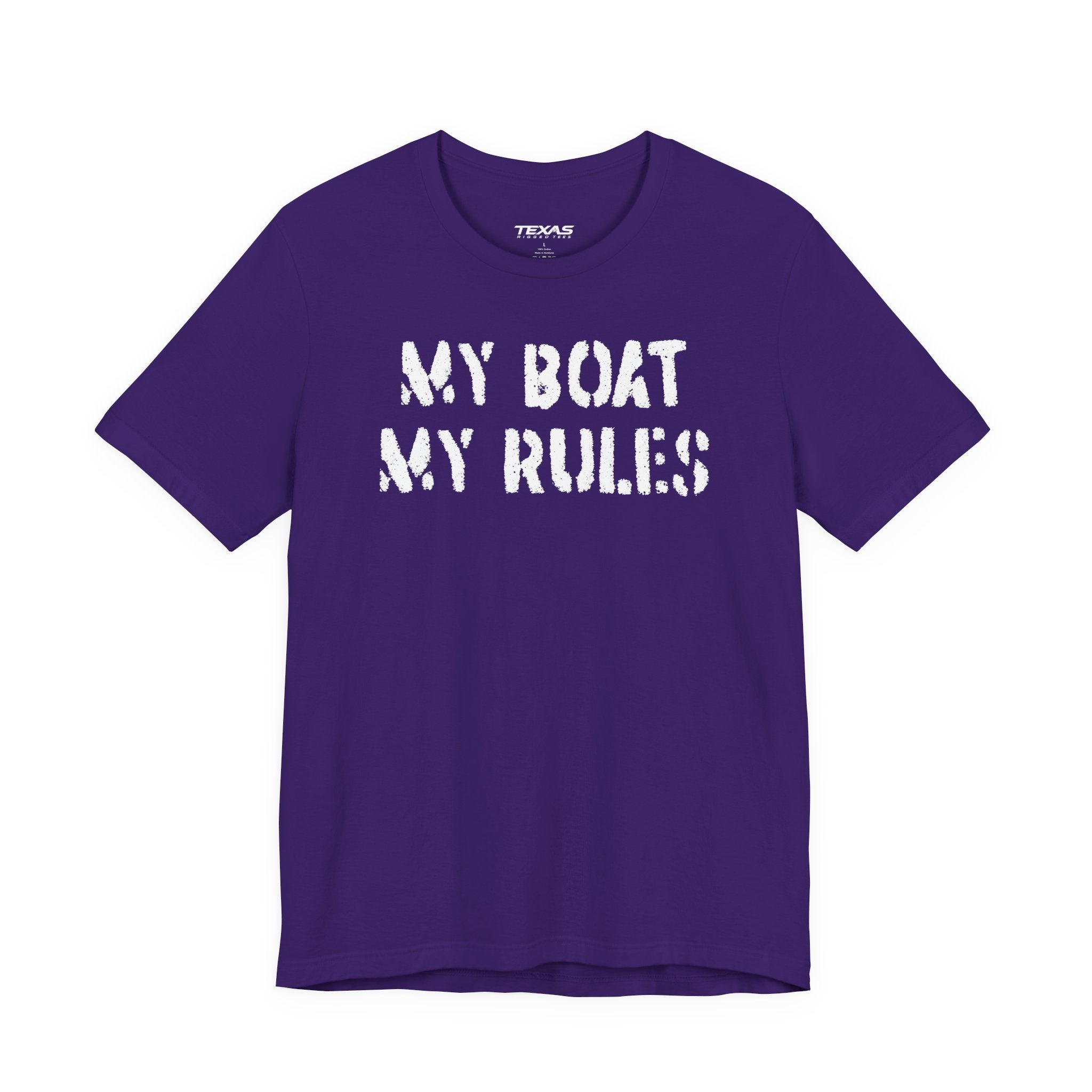 My Boat My Rules — Unisex Cotton Tee