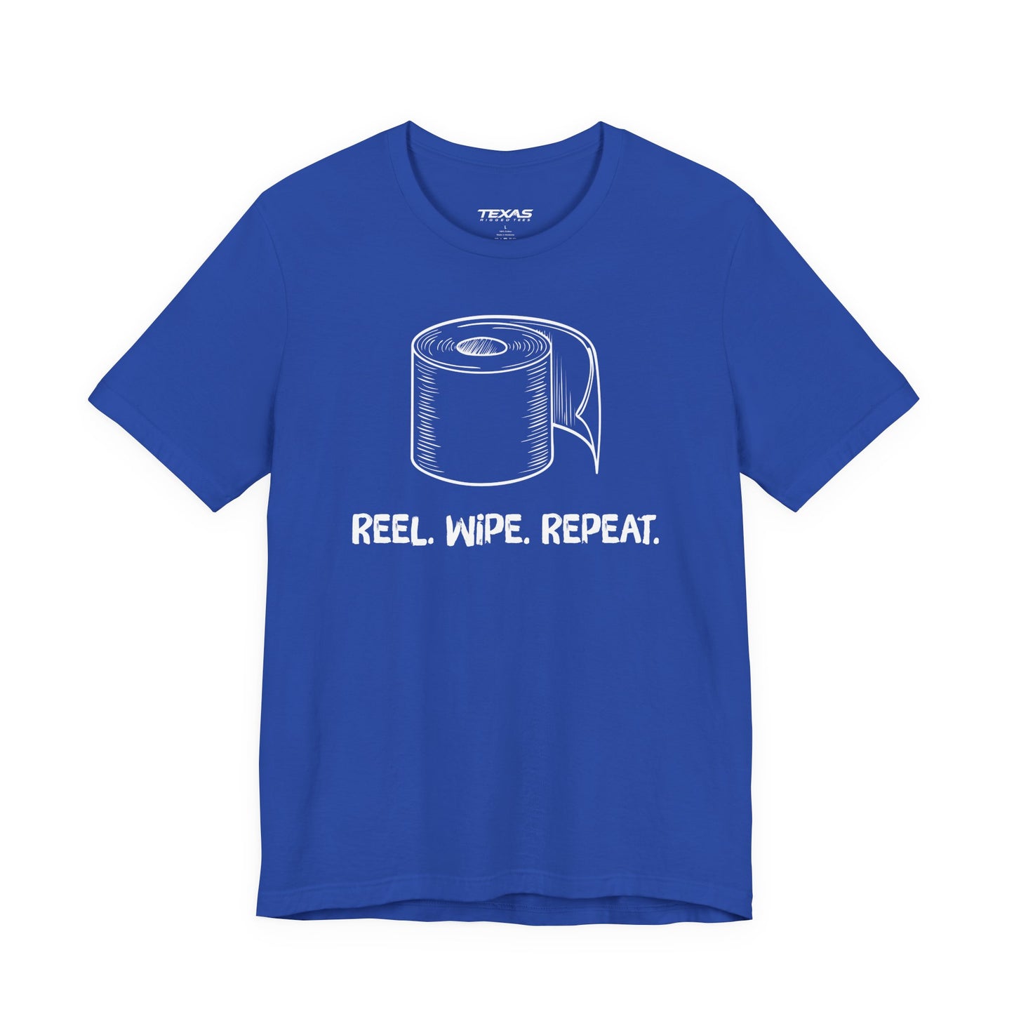 Reel. Wipe. Repeat. — Unisex Cotton Tee