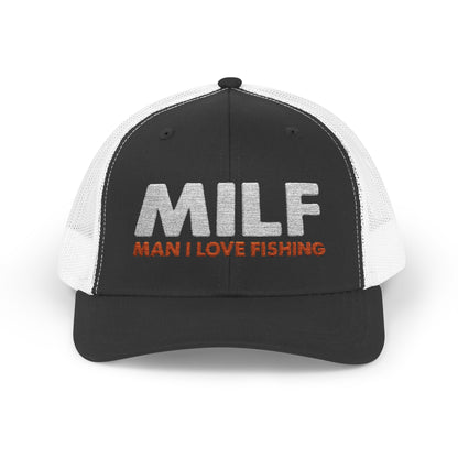 Man I Love Fishing — Embroidered Baseball Cap