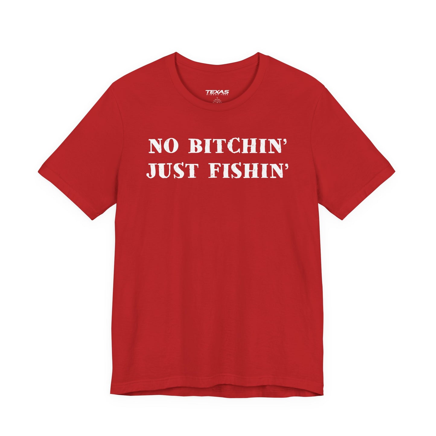 No Bitchin’, Just Fishin’ — Unisex Cotton Tee