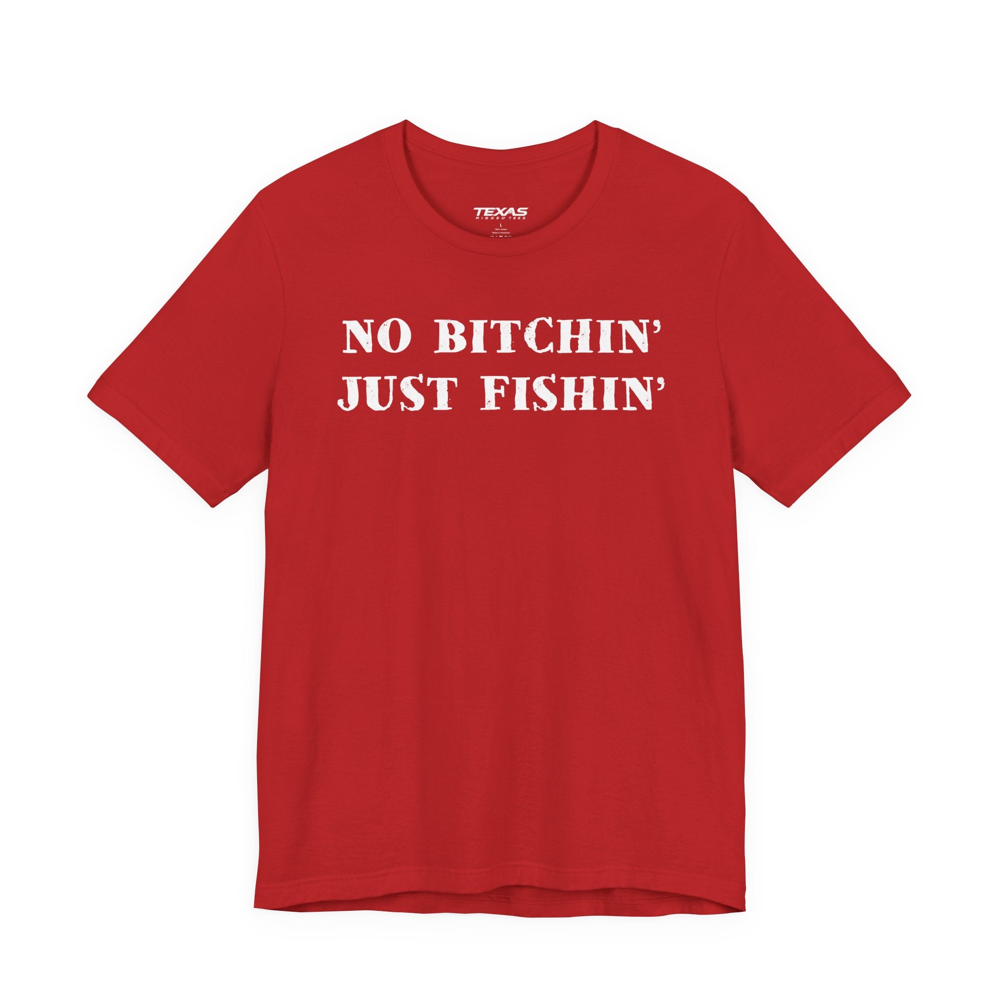 No Bitchin’, Just Fishin’ — Unisex Cotton Tee