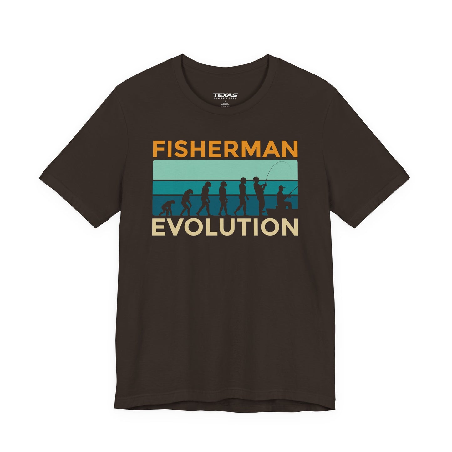 Fisherman Evolution — Unisex Cotton Tee