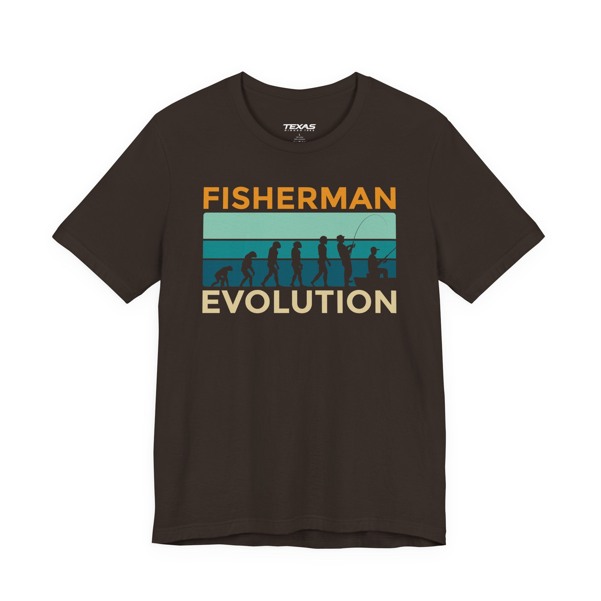 Fisherman Evolution — Unisex Cotton Tee