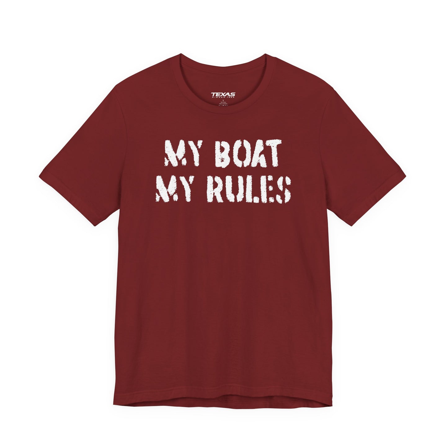 My Boat My Rules — Unisex Cotton Tee