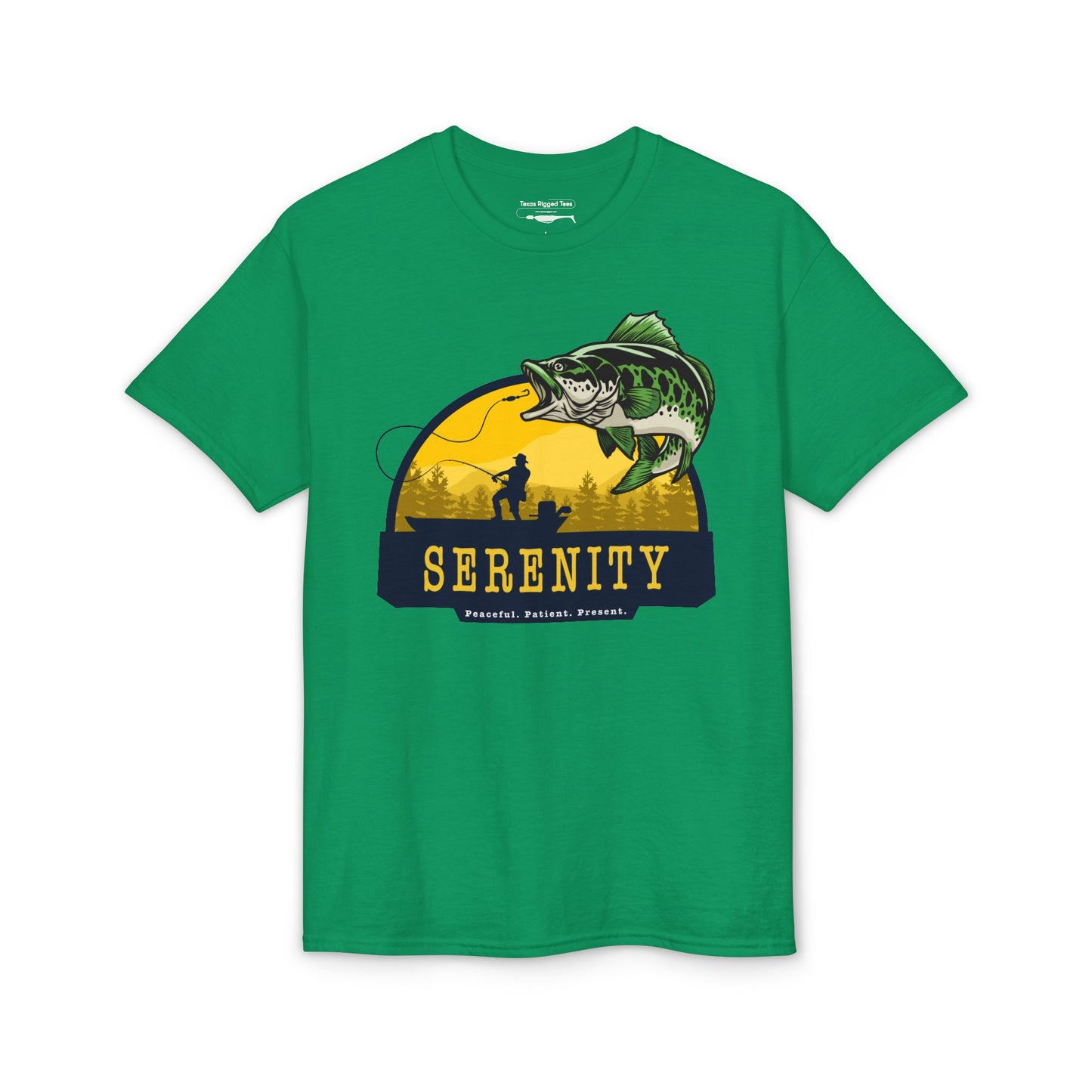 Serenity: Peaceful. Patient. Present. — Unisex DryBlend® T-Shirt