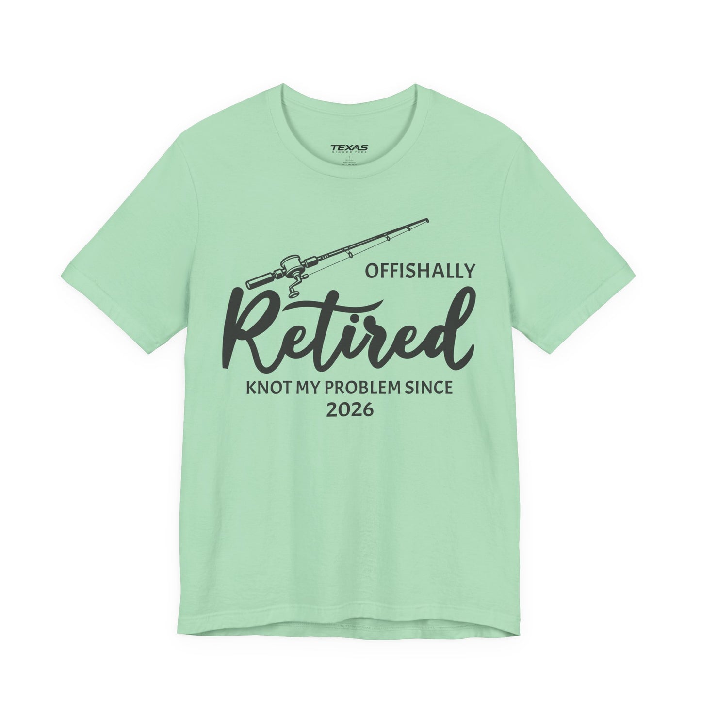 Offishally Retired — Unisex Cotton Tee (Customizable)
