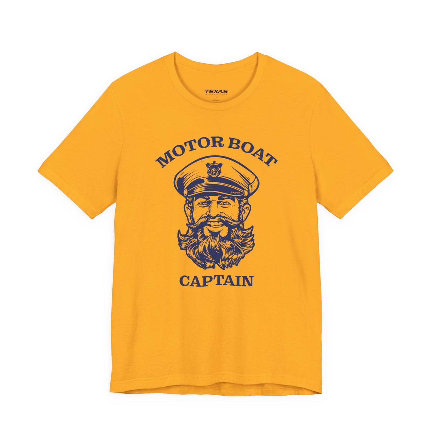 Motor Boat Captain — Unisex Cotton Tee