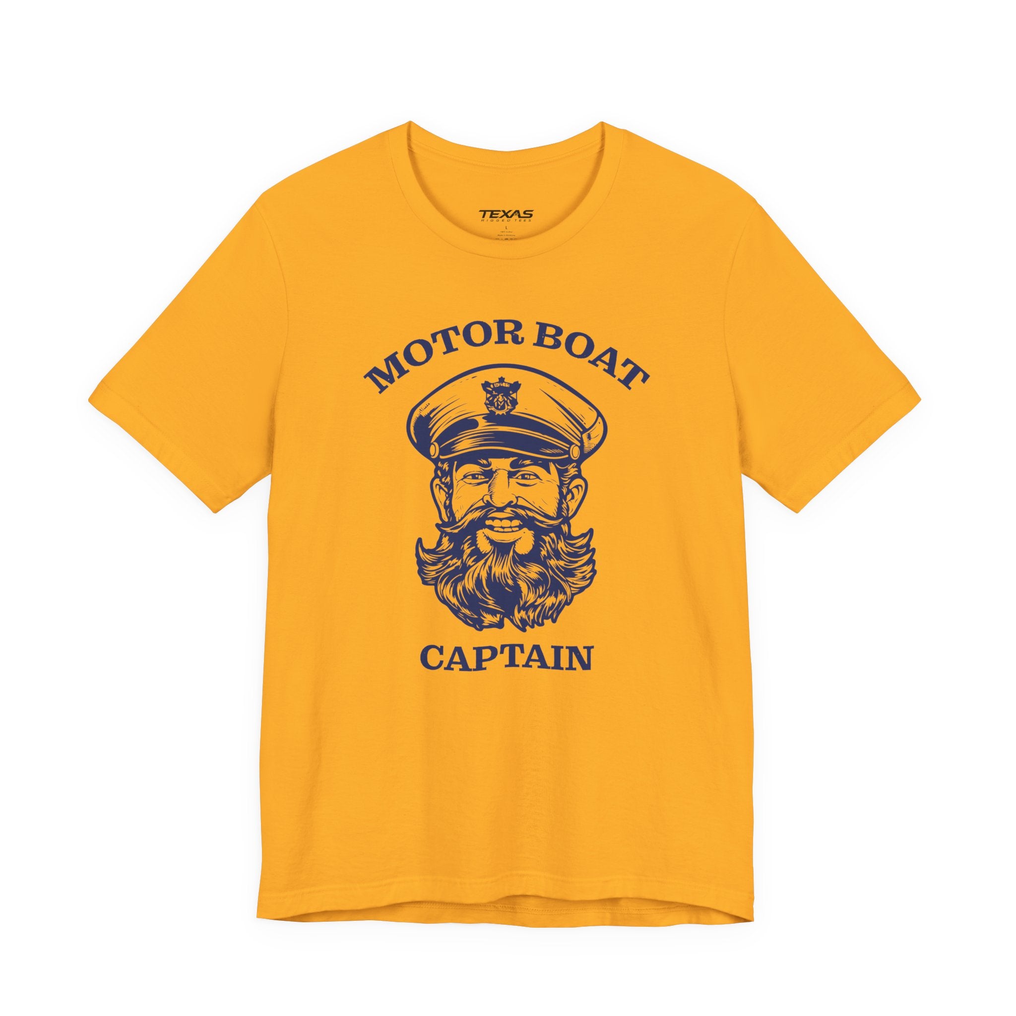 Motor Boat Captain — Unisex Cotton Tee