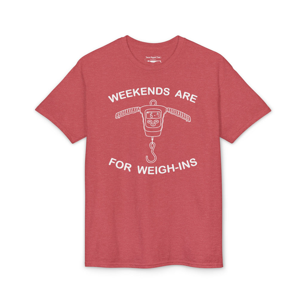 Weekends Are for Weigh-Ins — Unisex DryBlend® T-Shirt
