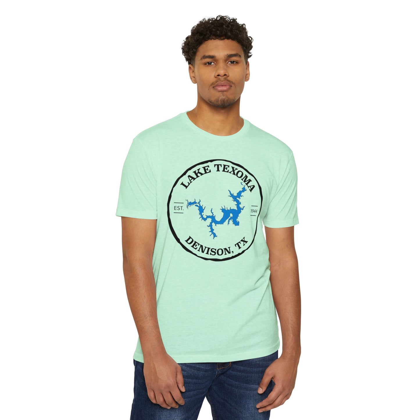 Lake Texoma — Unisex Cotton-Poly Blend T-Shirt