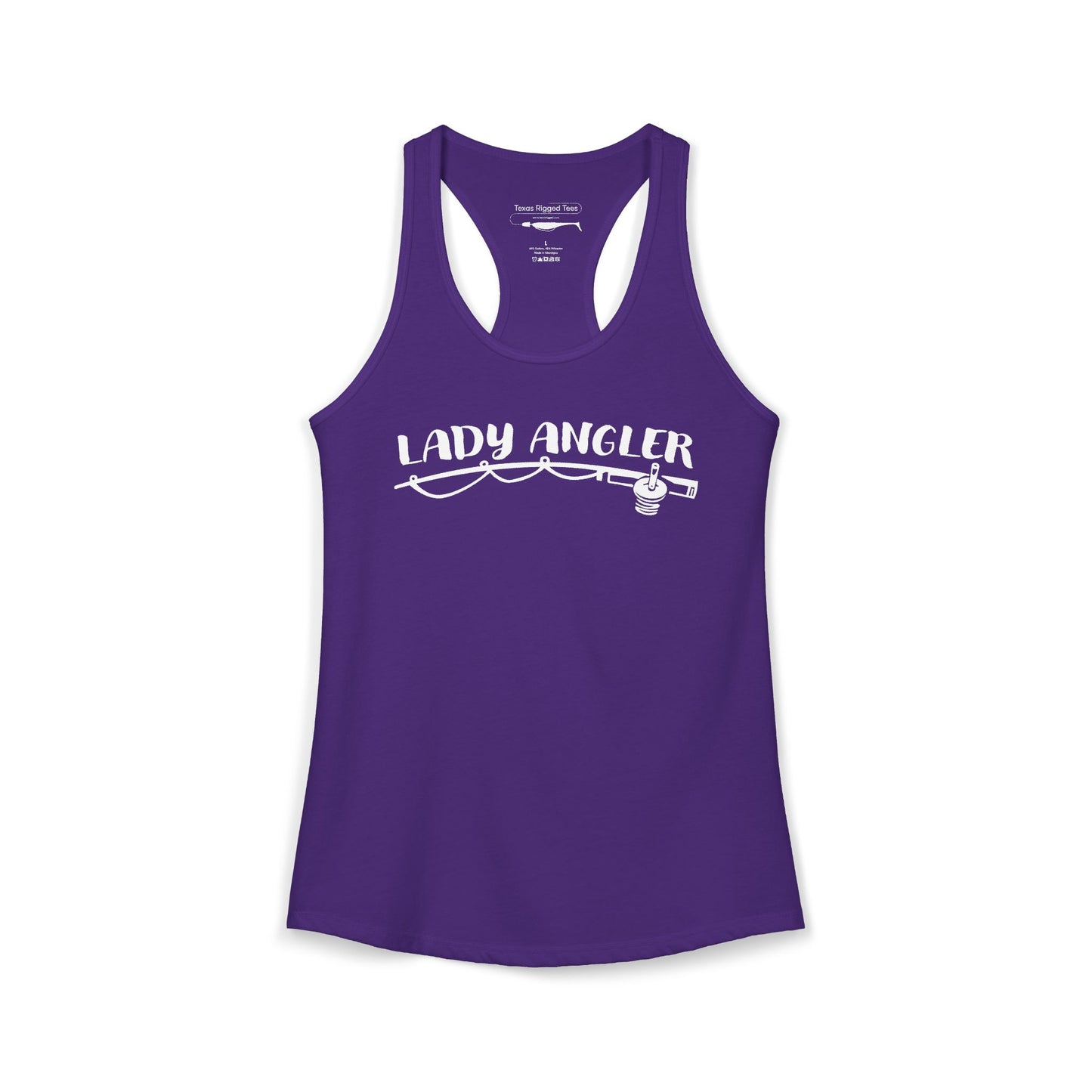 Lady Angler — Women’s Racerback Tank