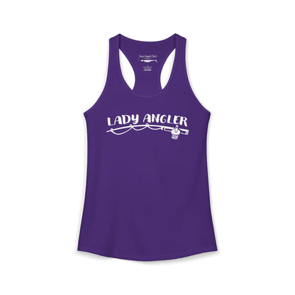 Lady Angler — Women’s Racerback Tank