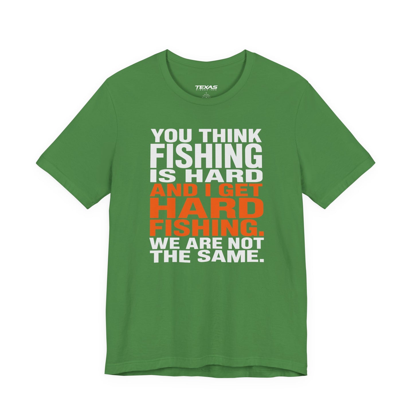 Hard Fishing — Unisex Cotton Tee