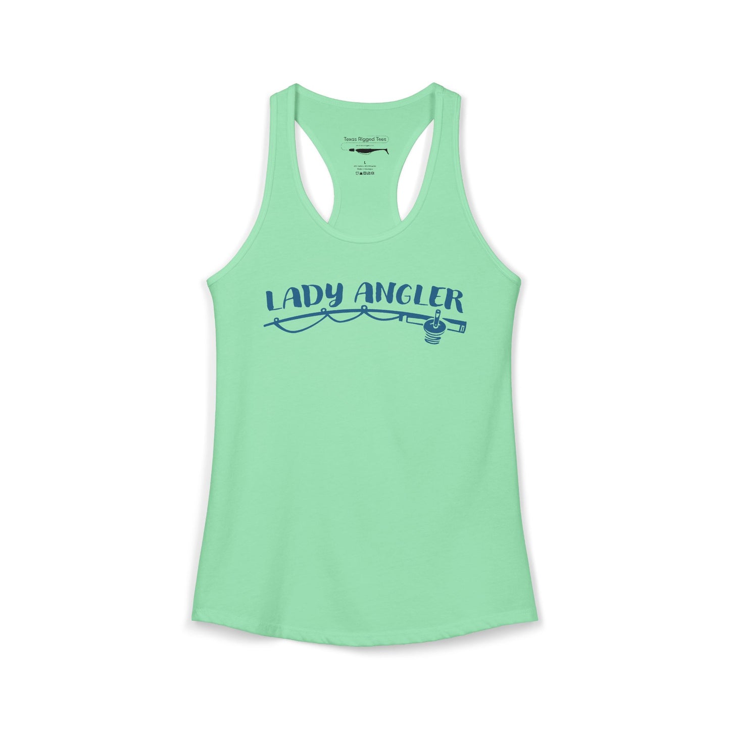 Lady Angler — Women’s Racerback Tank