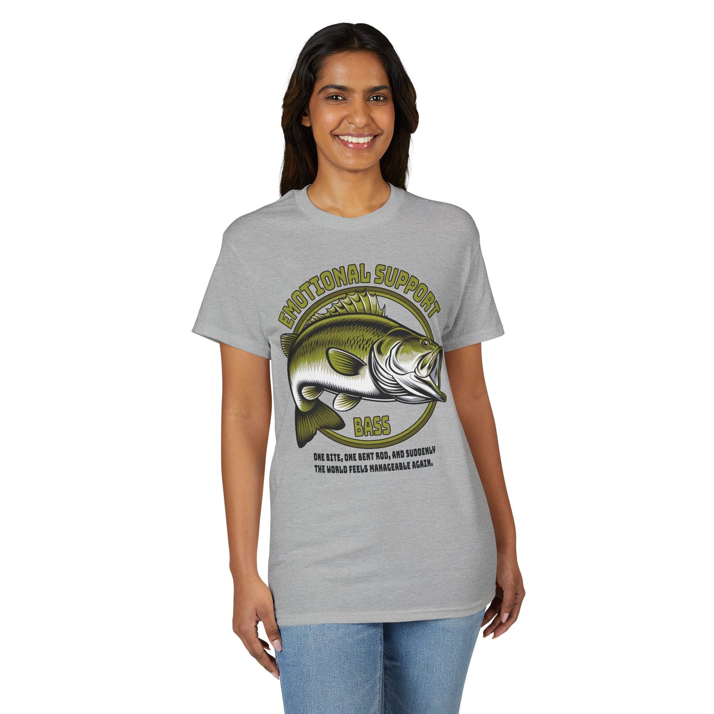 Emotional Support Bass — Unisex DryBlend® T-Shirt