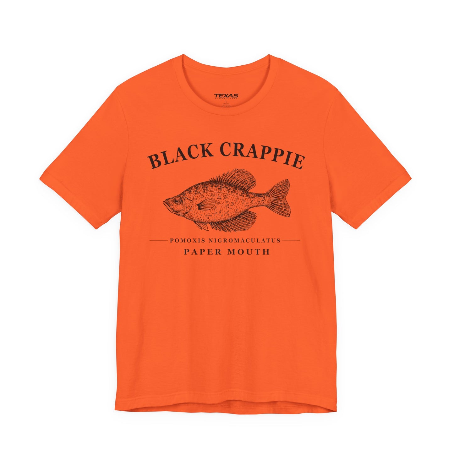 Black Crappie — Unisex Cotton Tee