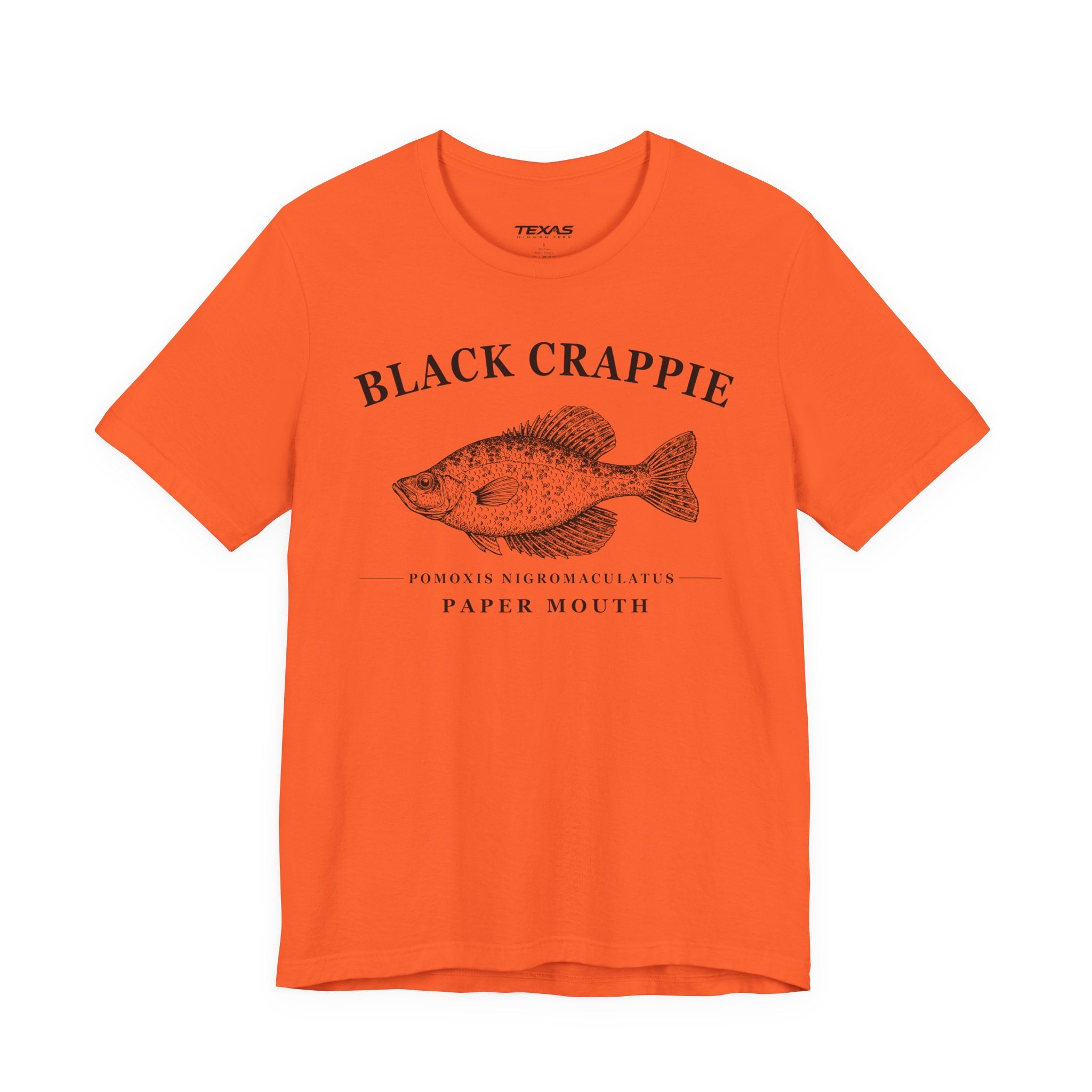 Black Crappie — Unisex Cotton Tee