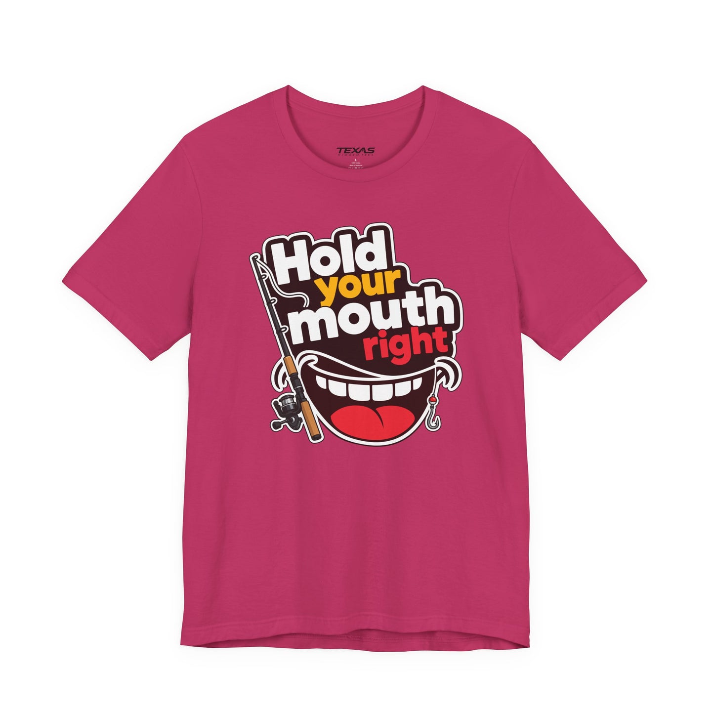 Hold Your Mouth Right — Unisex Cotton Tee