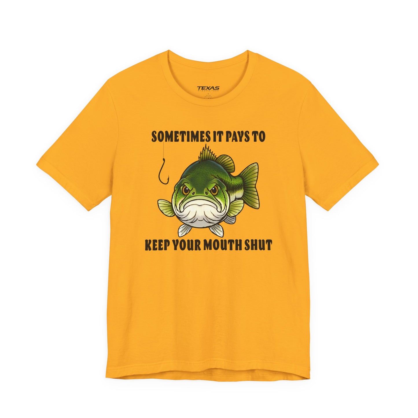 Sometimes It Pays to Keep Your Mouth Shut — Unisex Cotton Tee